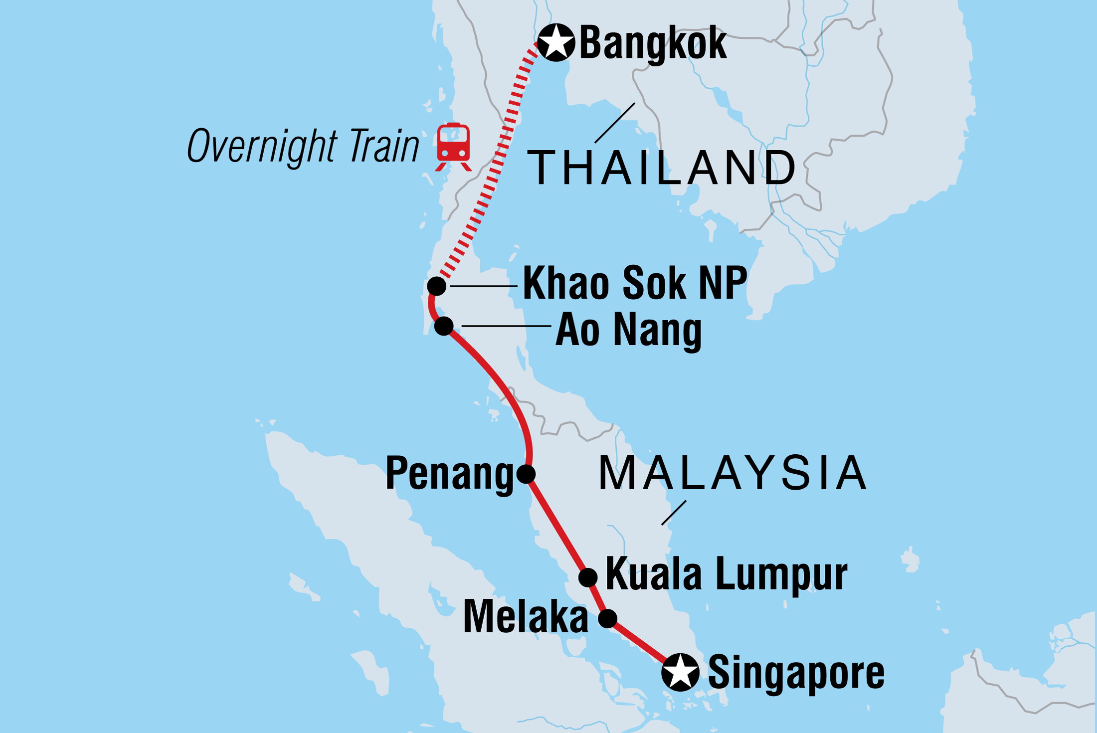 tour bangkok malaysia singapore